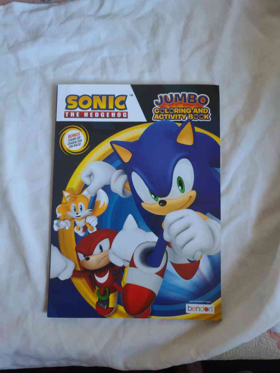 Sonic and Hedgehog activity and coloring book - Gary, Indiana - FleaMarketBay