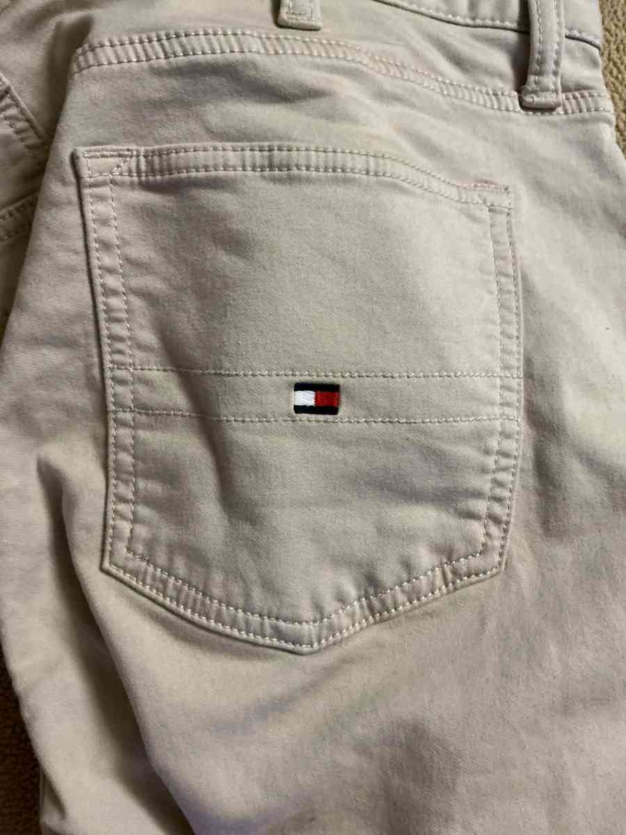 Mens white 36 30 Tommy Hilfiger Jeans Pants