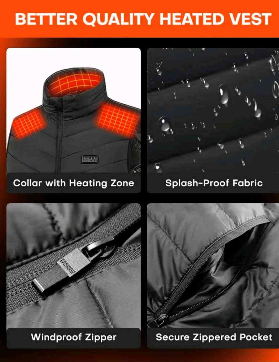 chaleco termico de hombre