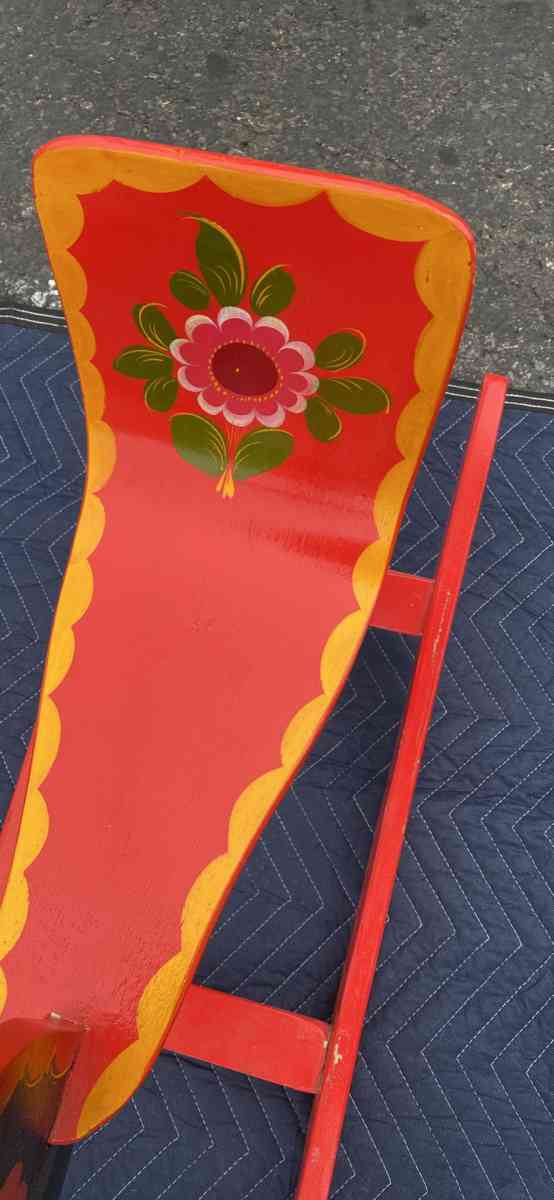 toddler wooden rocking horse