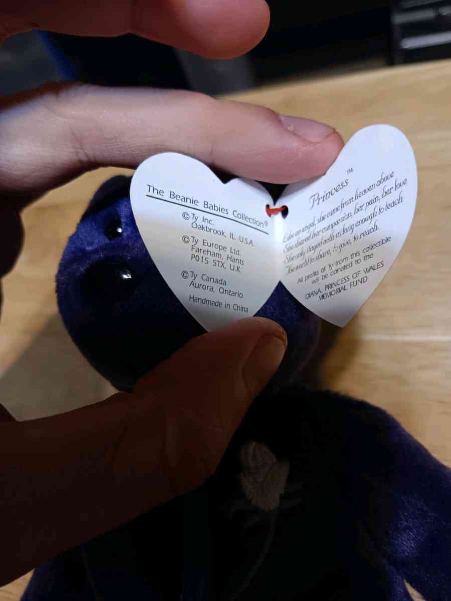 vintage princess Diana beanie babies - Marietta, Georgia - FleaMarketBay