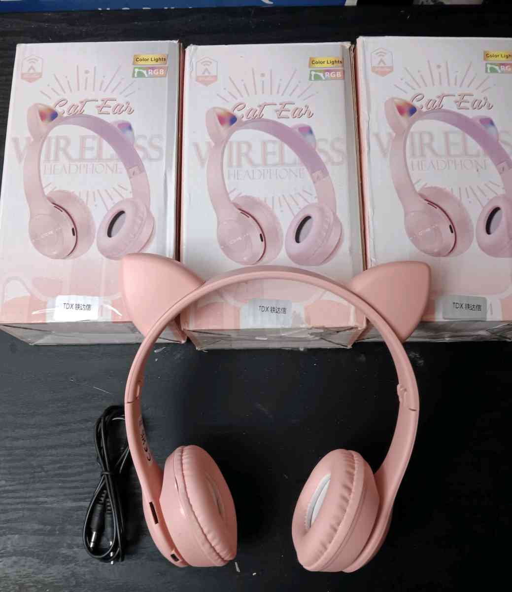 TDX WIRELESS CAT EARS KIDS HEADPHONES