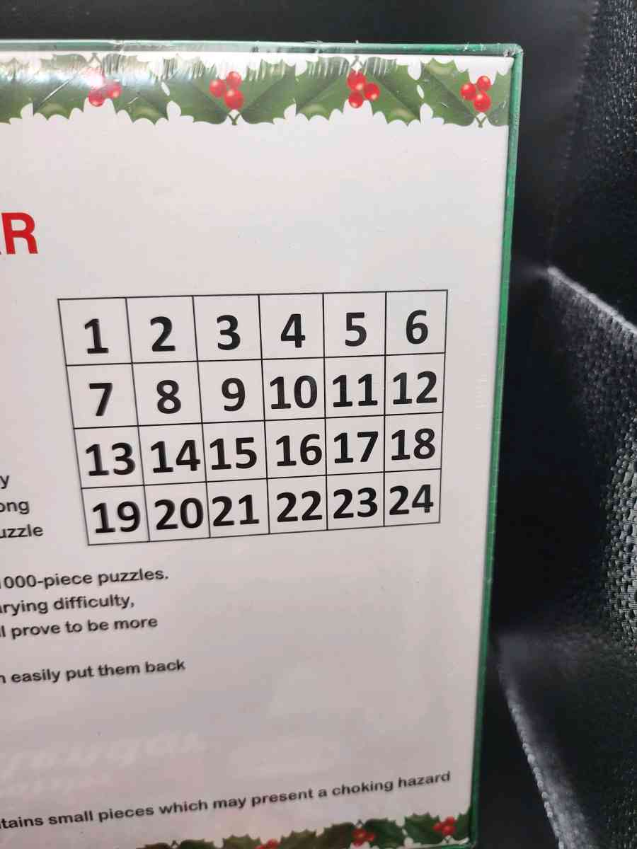 Advent Calendar Puzzle