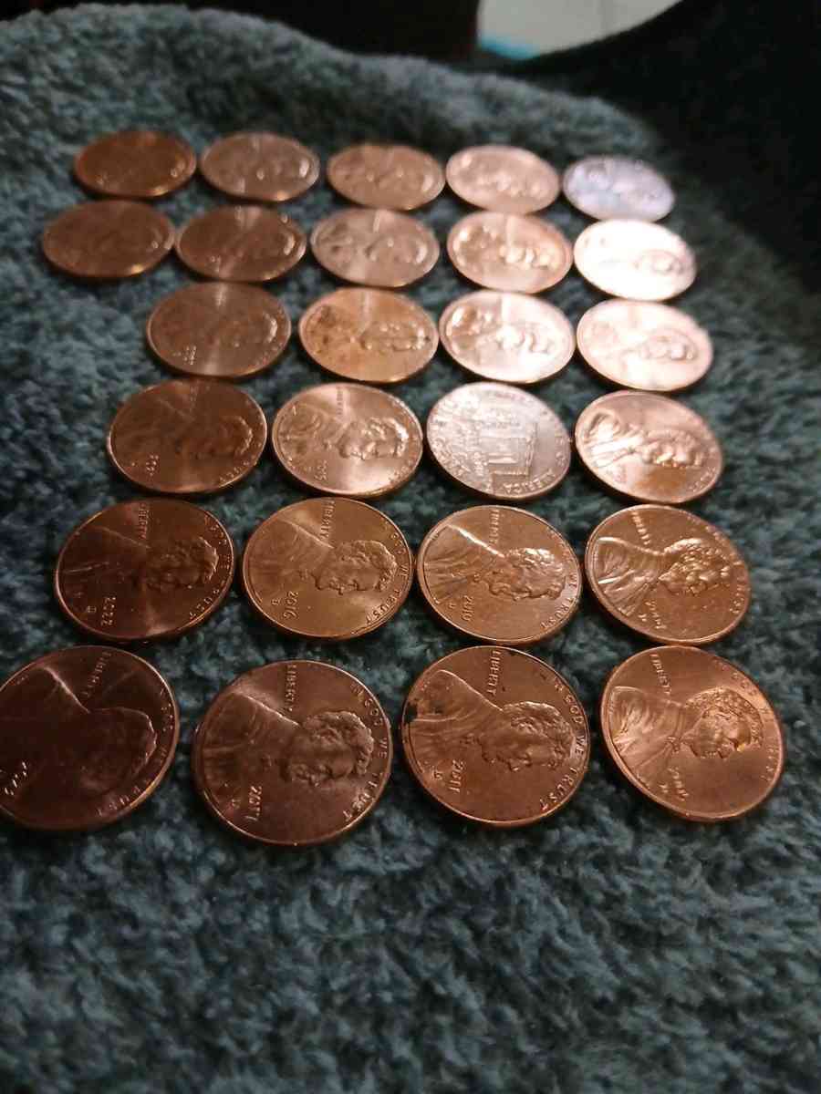 2000 to 2025 US 1c COINS