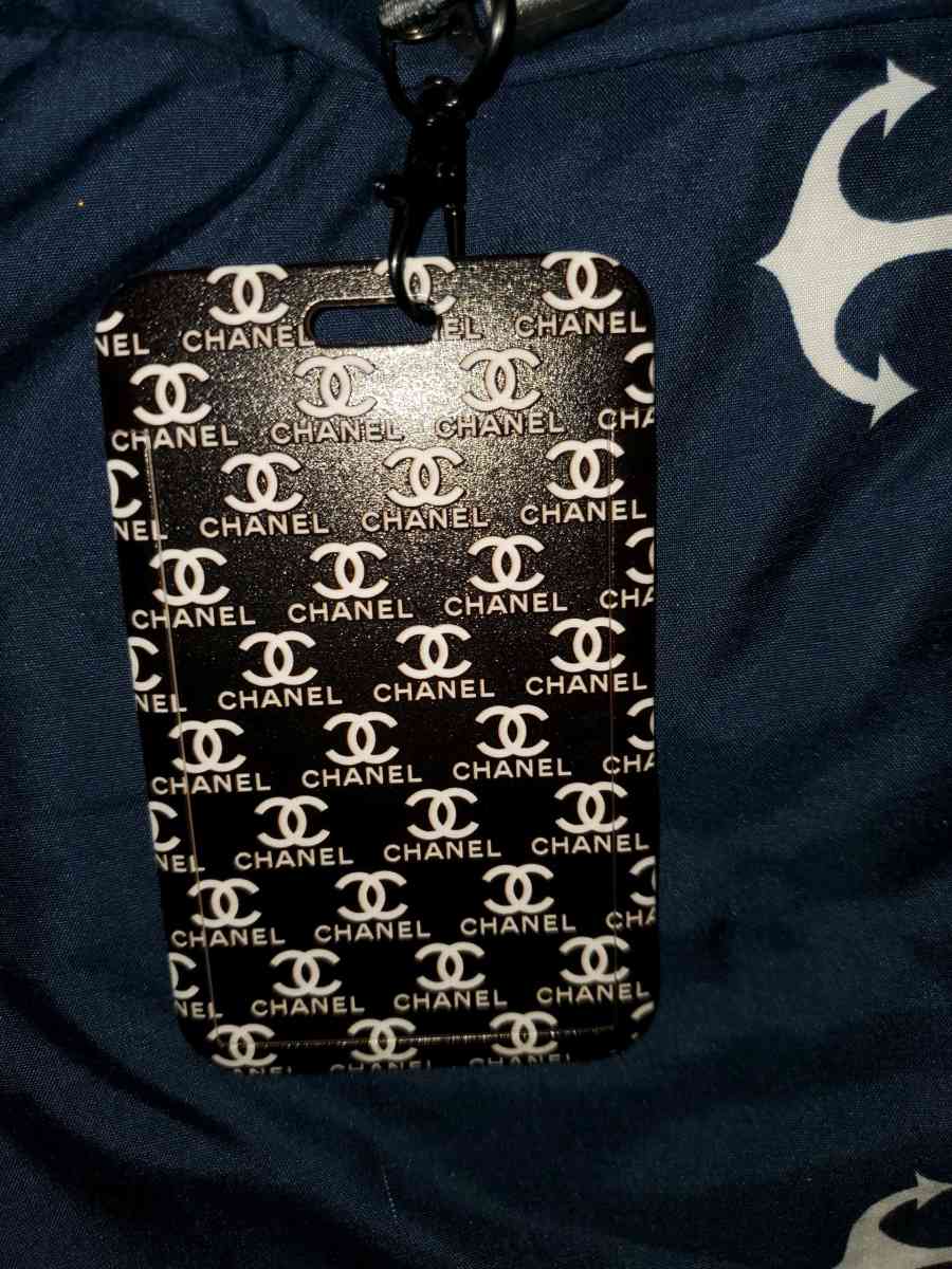 Chanel monogram lanyard ID holder