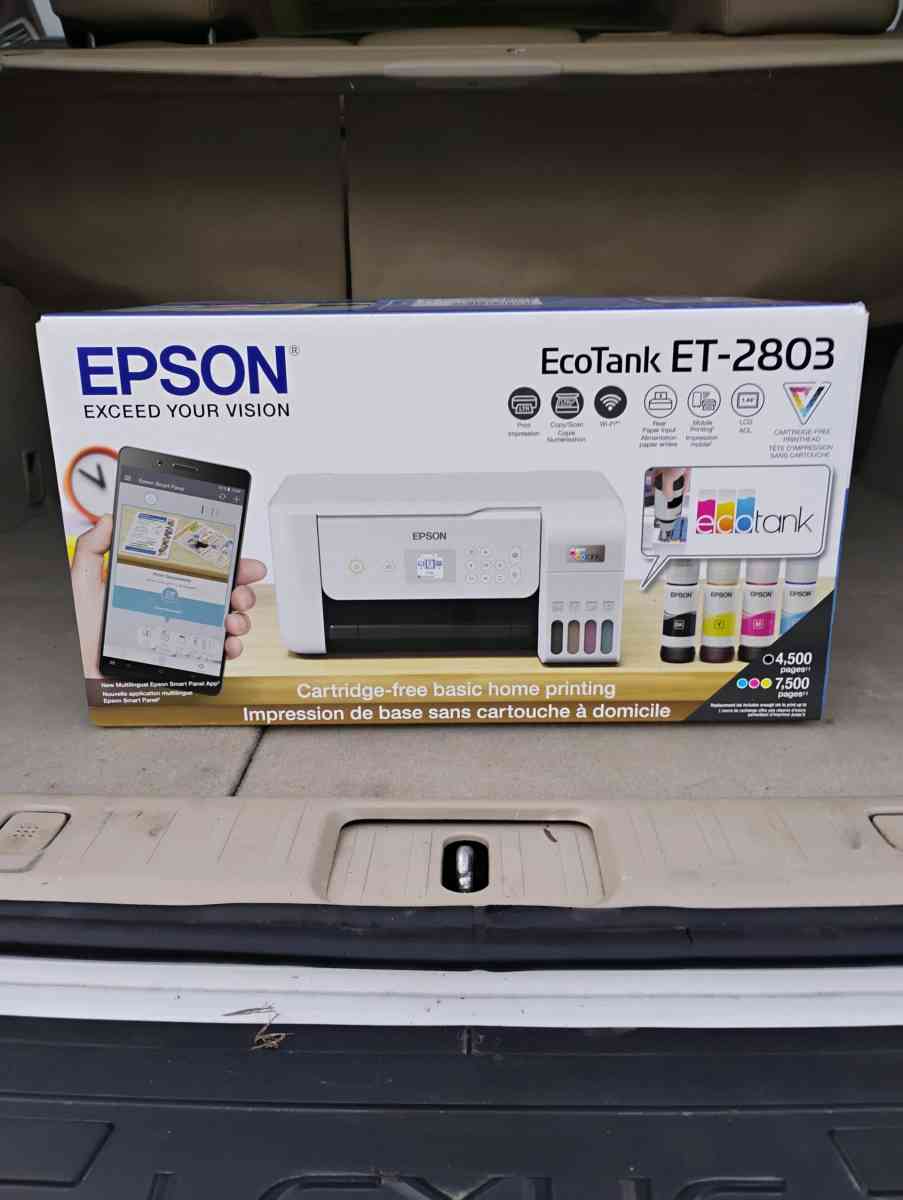 Epson EcoTank 2803 Inkjet Printer - Seattle, Washington - FleaMarketBay
