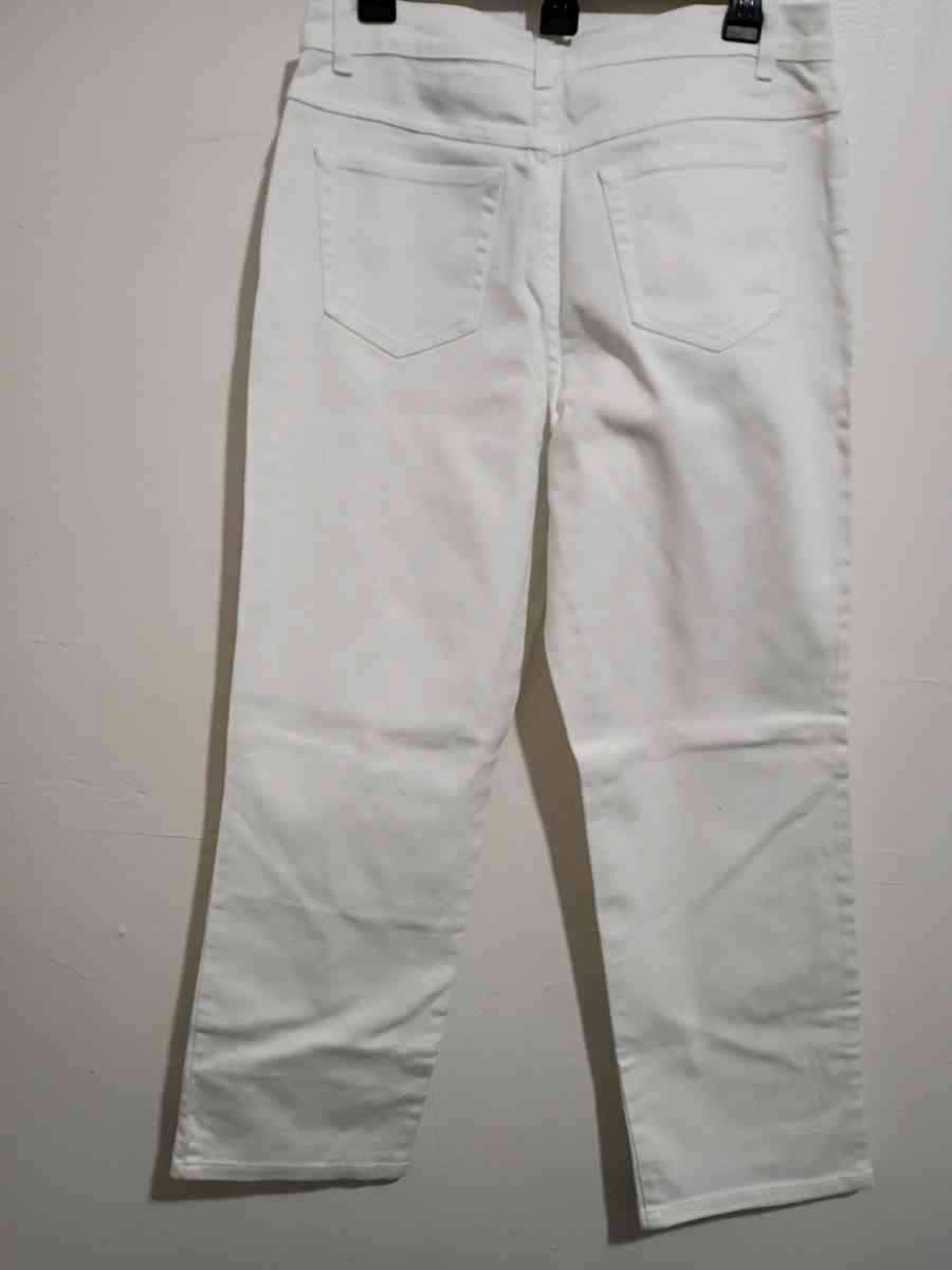 womens trousers white size 12