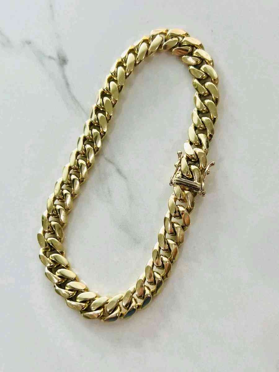 solid 14k gold bracelet