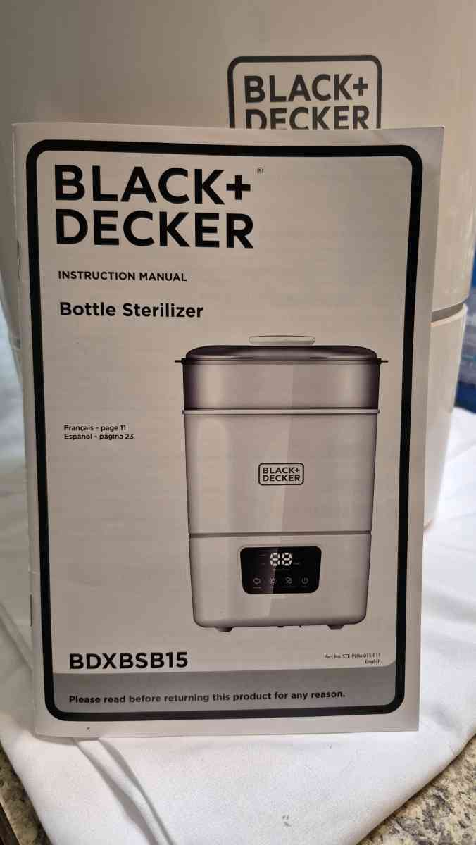 Black  Decker bottle sterilizer - Houston, Texas - FleaMarketBay