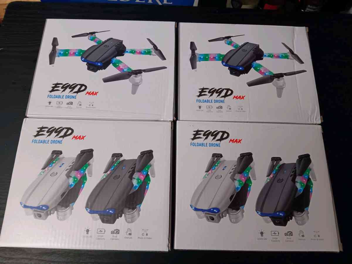 E99D MAX LED UAV FOLDABLE HD CAMERA DRONE