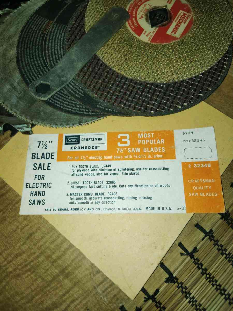 SEARS Craftsman 714inch Corded Electric Circular Saw