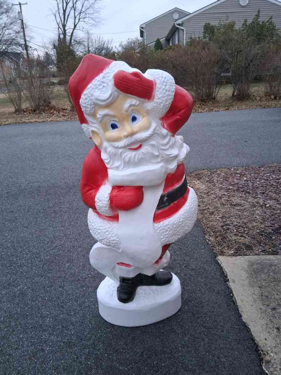 blow mold santa