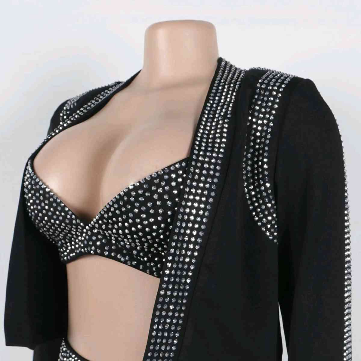 luxury High Quality woman Sexy Solid 3 piece outfit set - Boynton Beach, Florida - FleaMarketBay