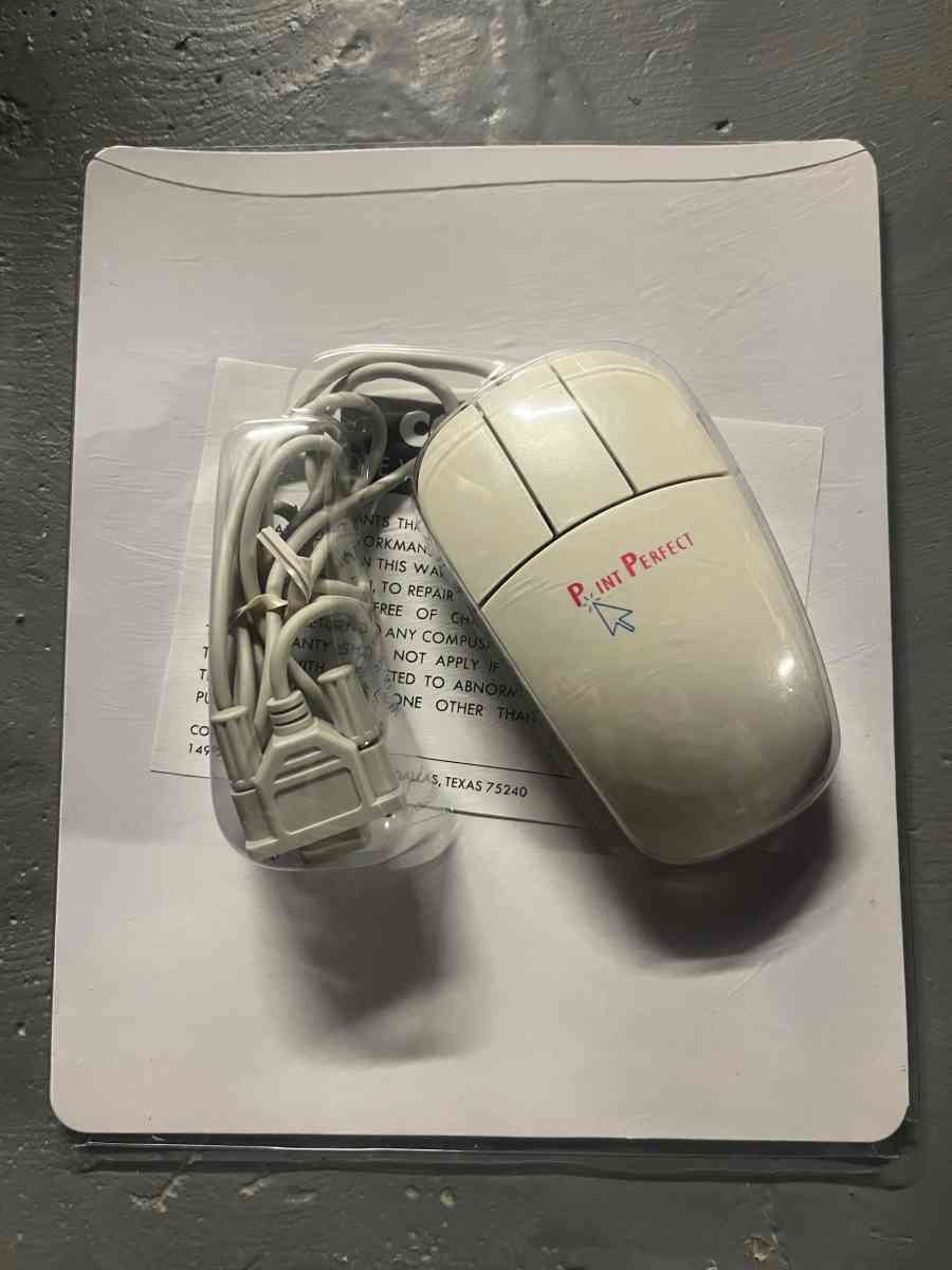 This is an open box 3 Button Serial MouseNever used comes fr