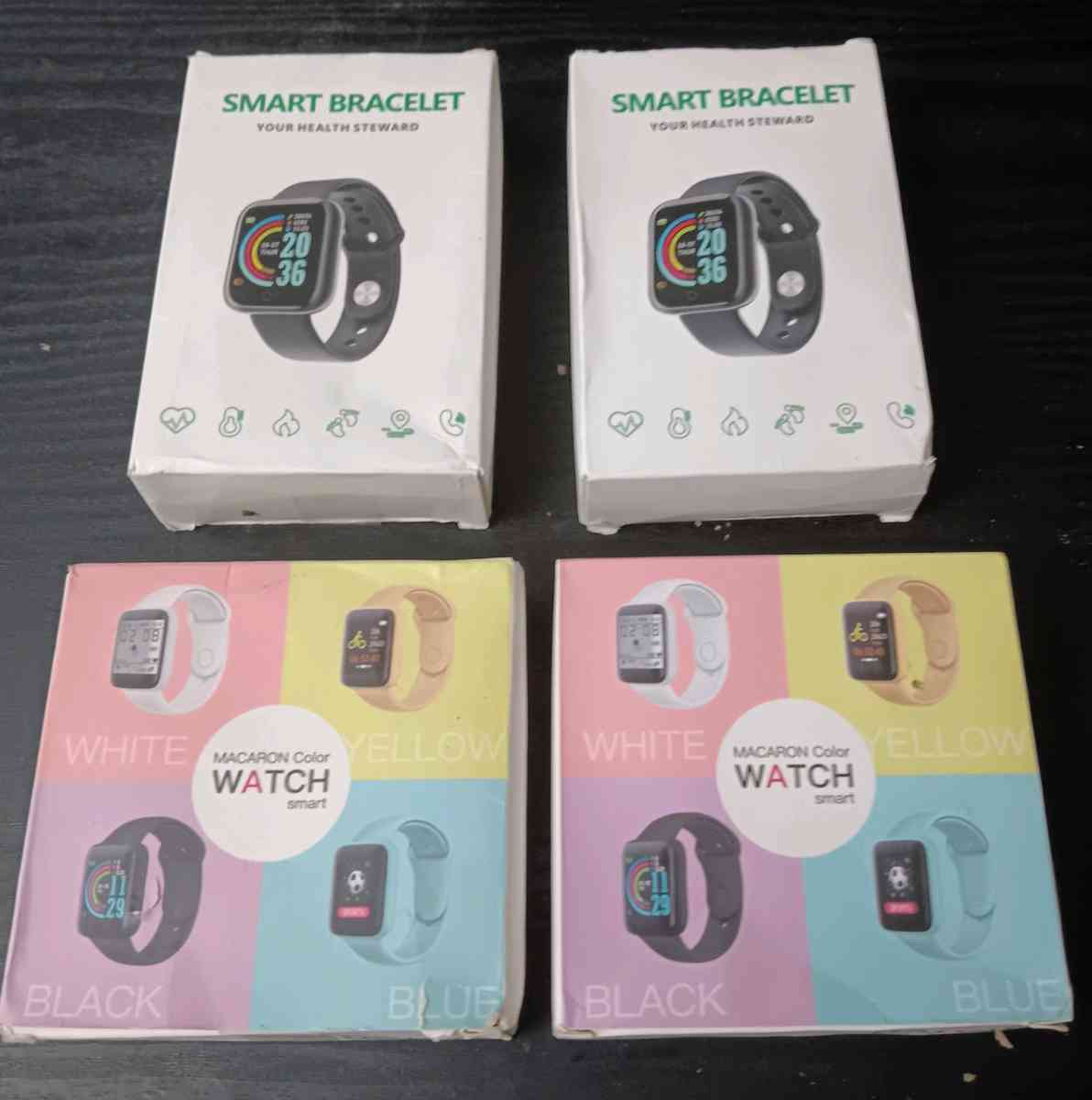 ROHS AND MACARON BLUETOOTH SMARTWATCHES
