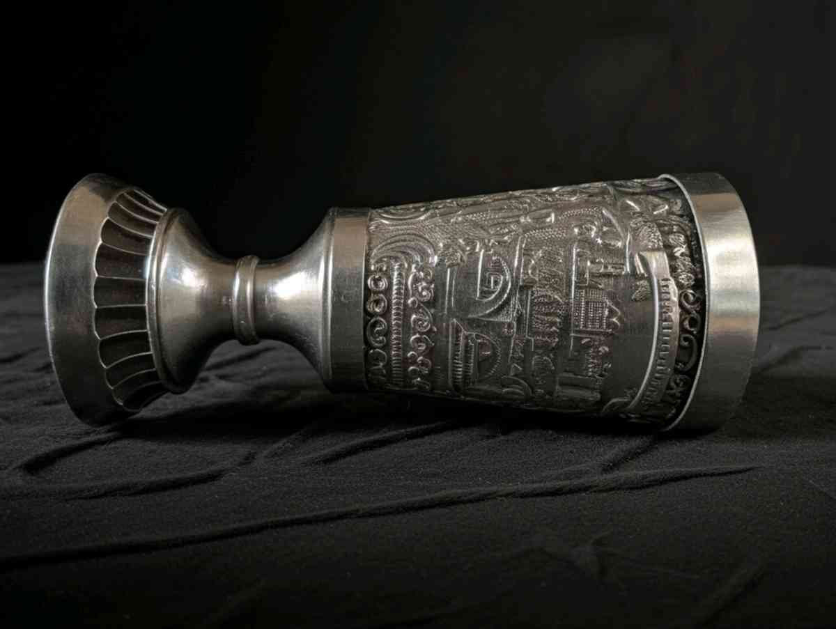 Vintage Zen Becker Pewter Goblet Made in Germany