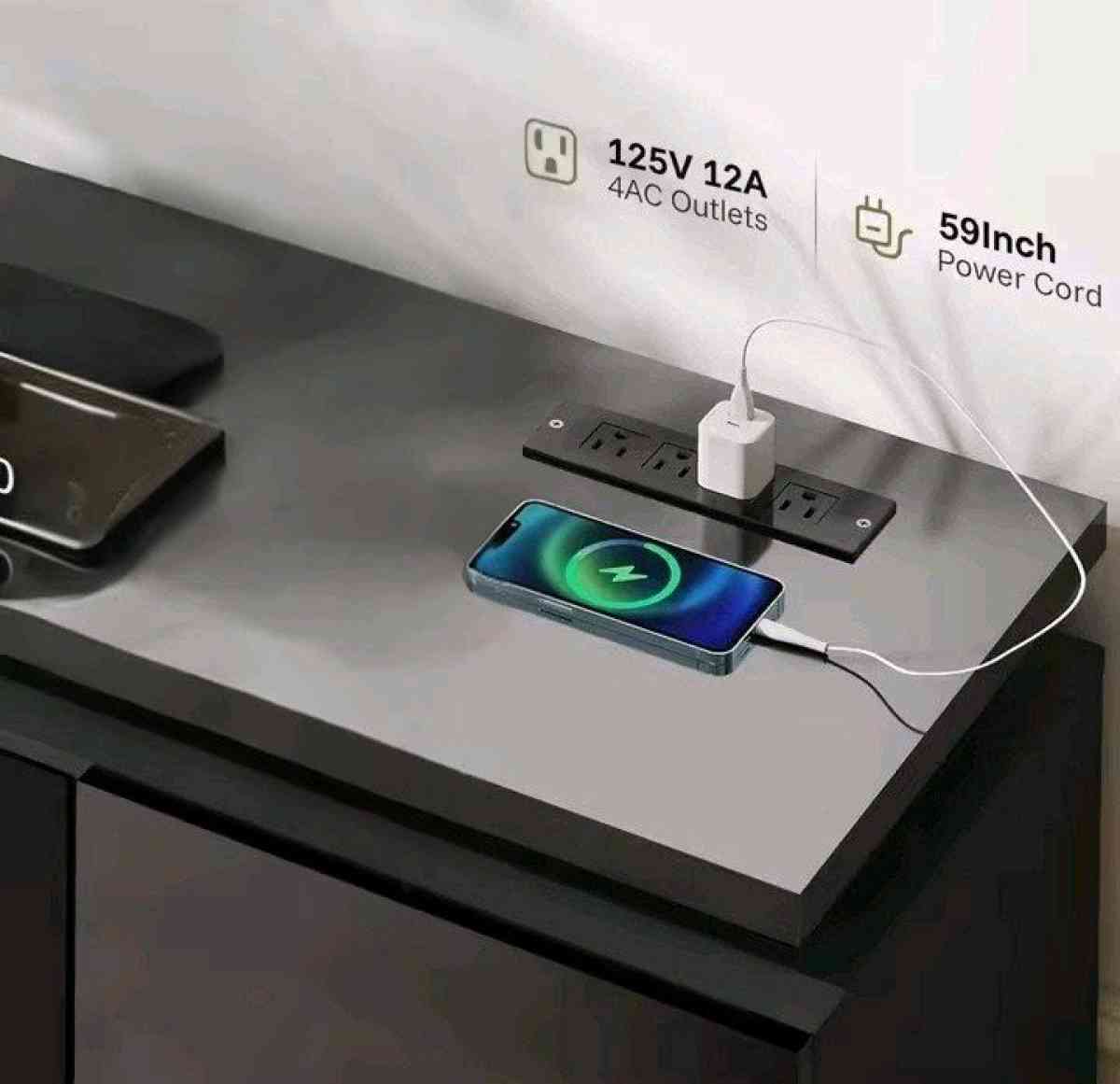 fireplace TV STAND standstand for 85 in TVs with 40in firepl