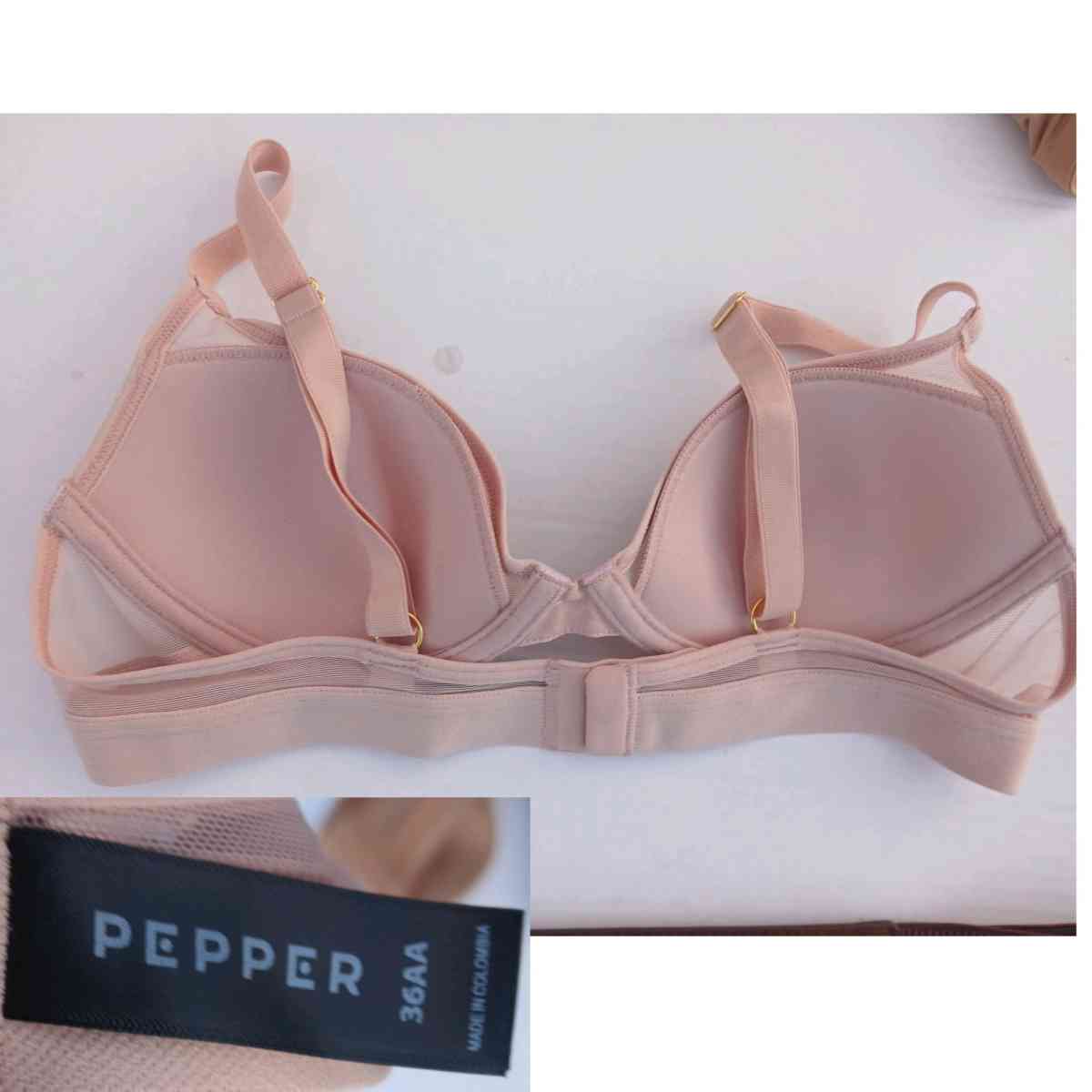 pepper 36AA mesh overlay pink unwire