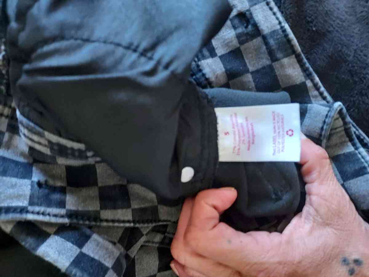 Black and charcoal checkered shorts