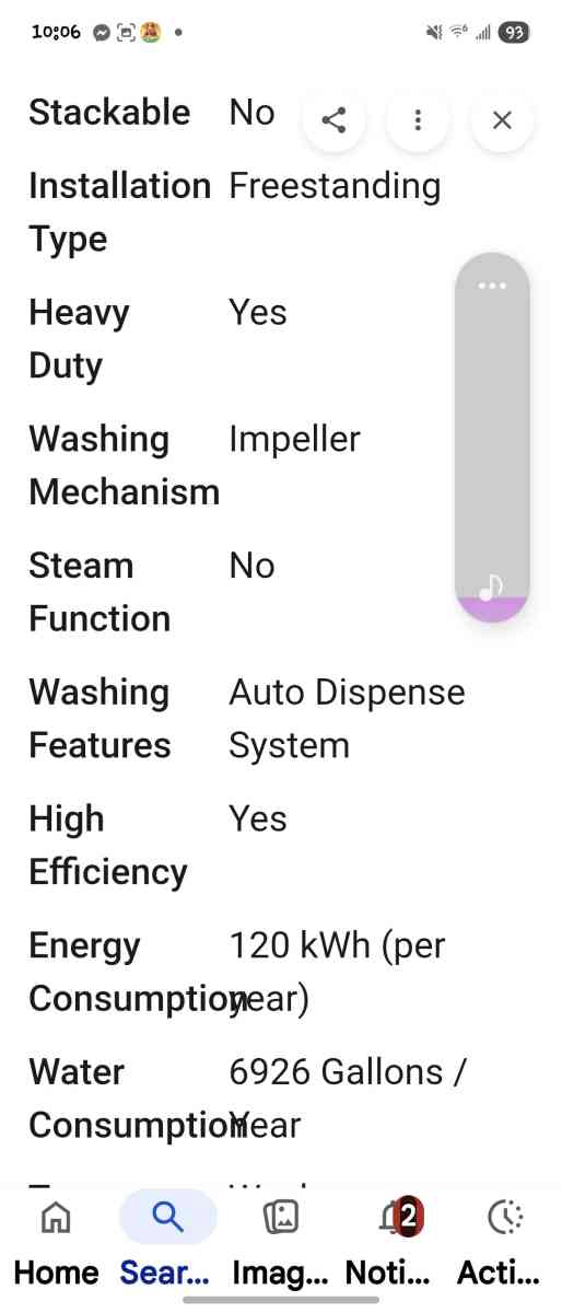 Samsung front load washer