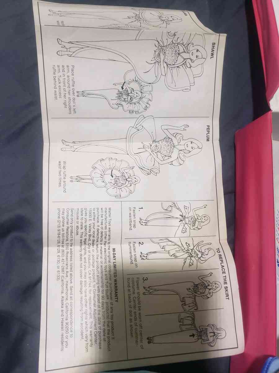 1982 Mattel Barbie Dream Date PJ Plus Xtra Barbie Doll