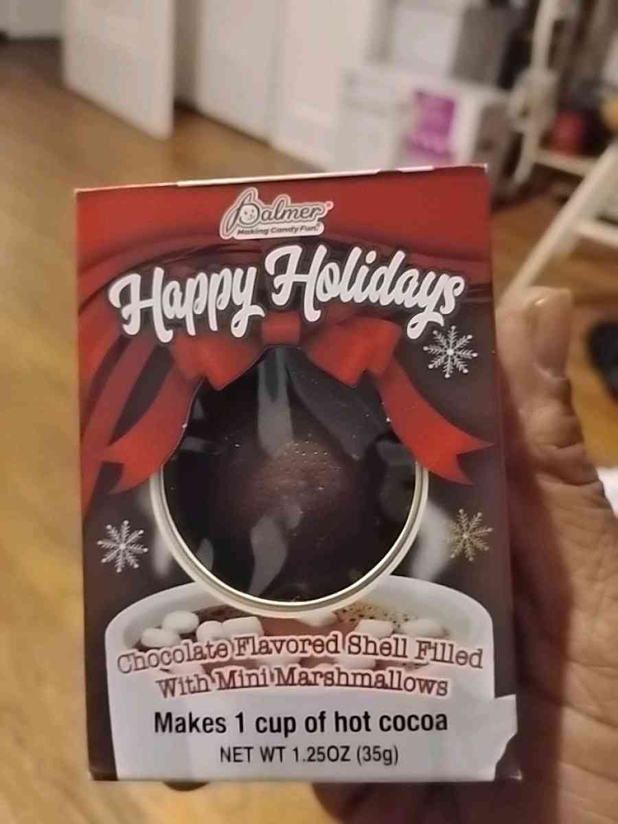 Happy holidays Palmers hot cocoa 4 pk