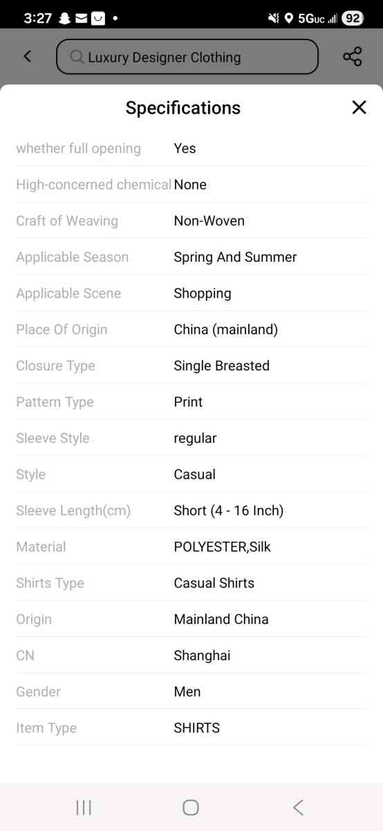 digital printing fashion stylish mens shirts - Boynton Beach, Florida - FleaMarketBay