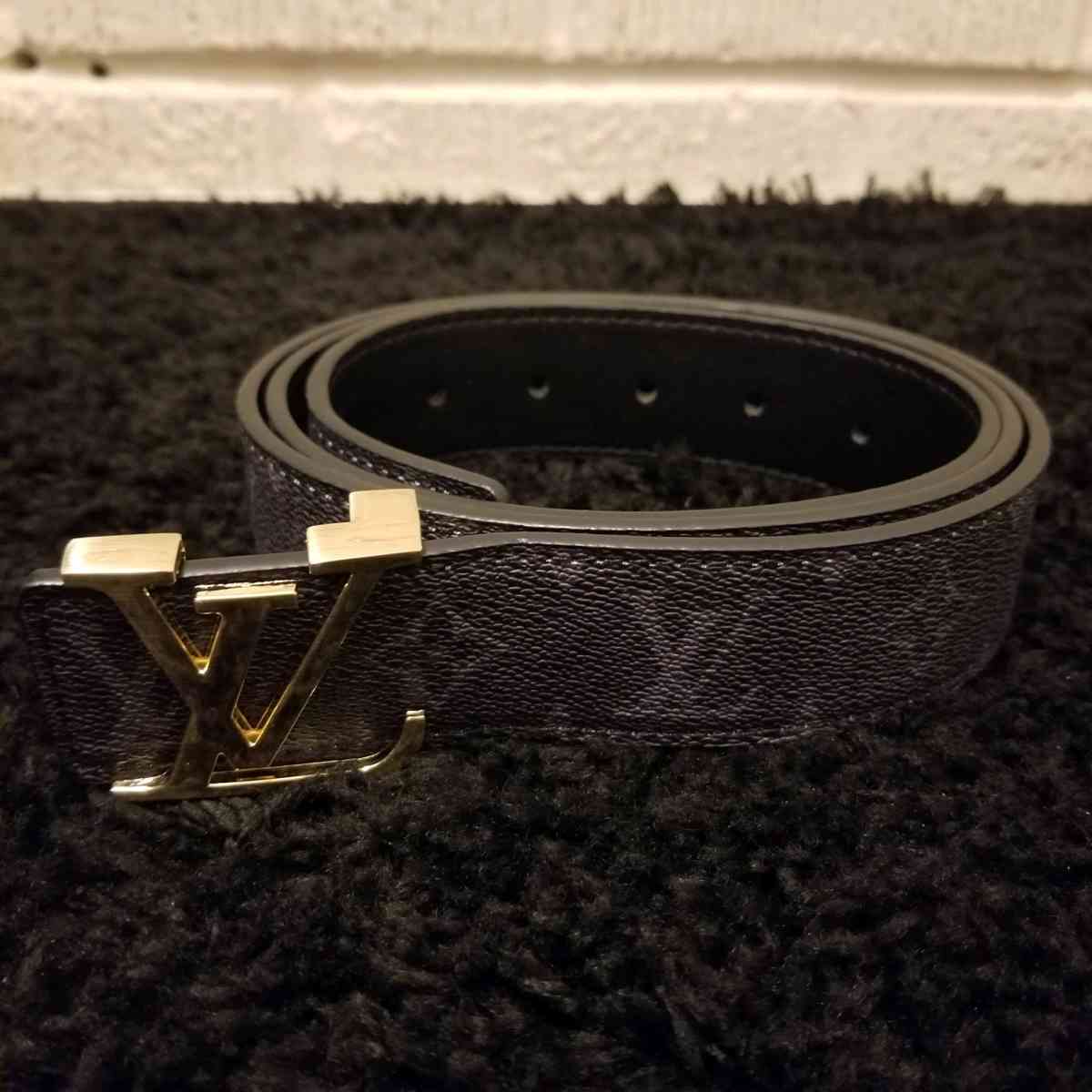 LV Designer Black Belt