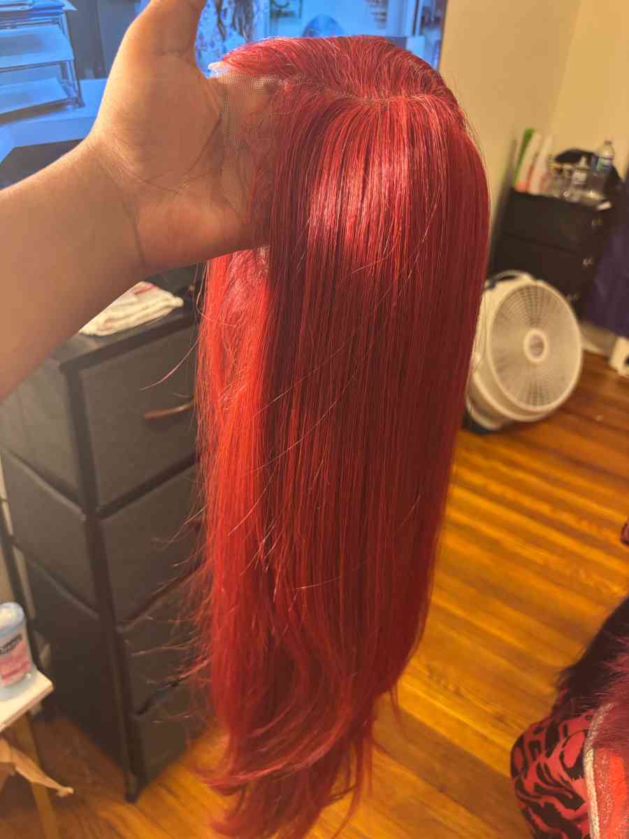 Red lace frontal wig - Baltimore, Maryland - FleaMarketBay