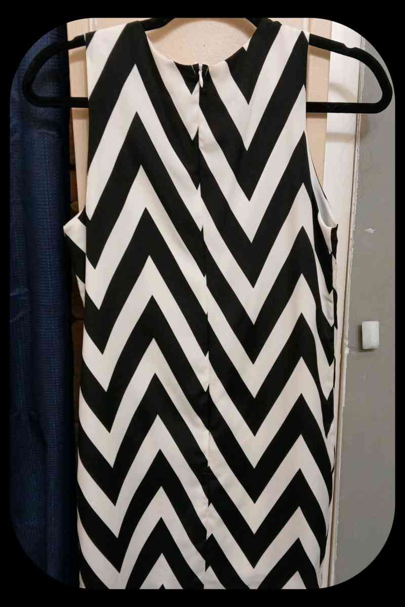 Everly Black and White Dress