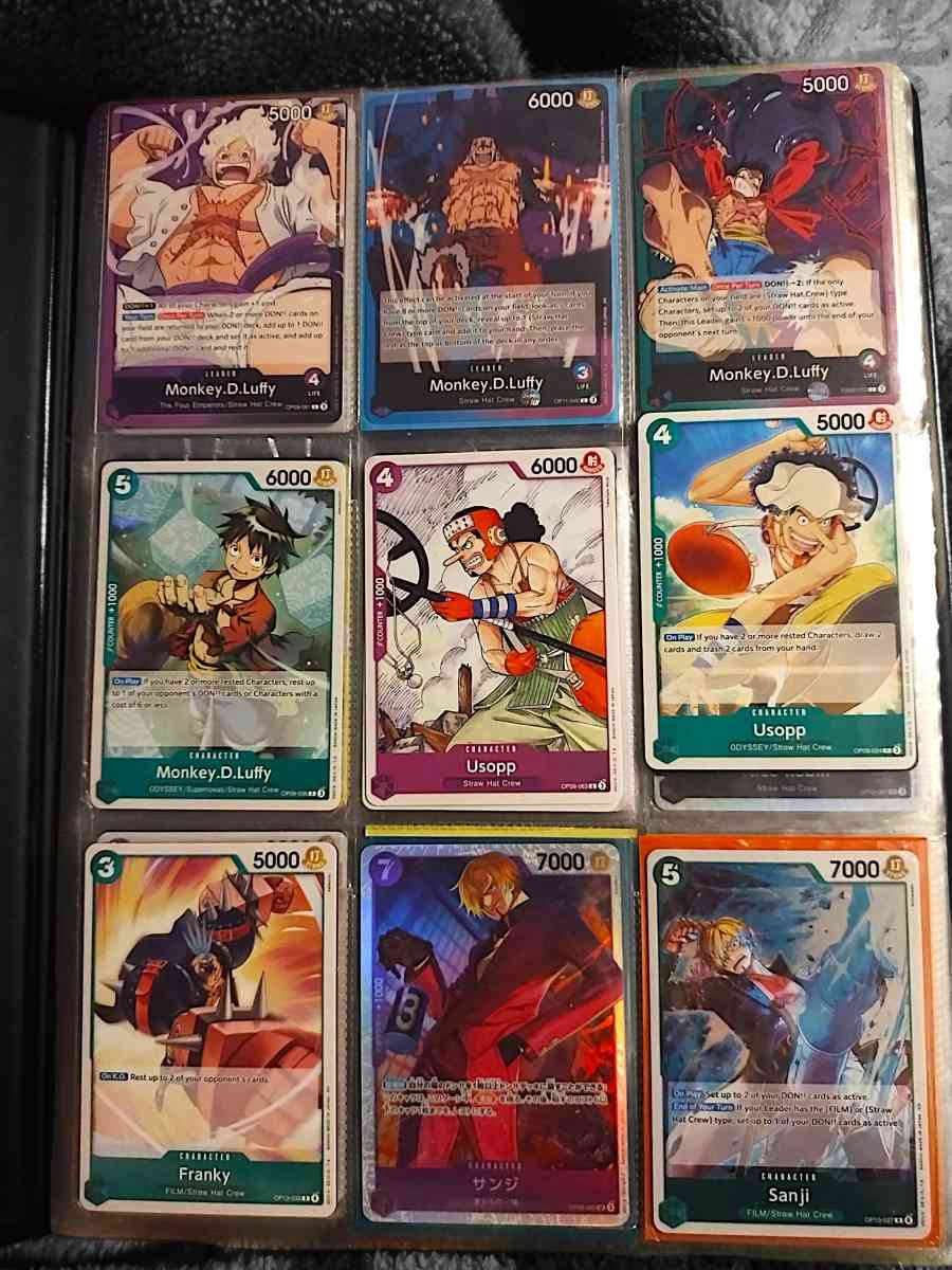 BULK One Piece cards for sale
