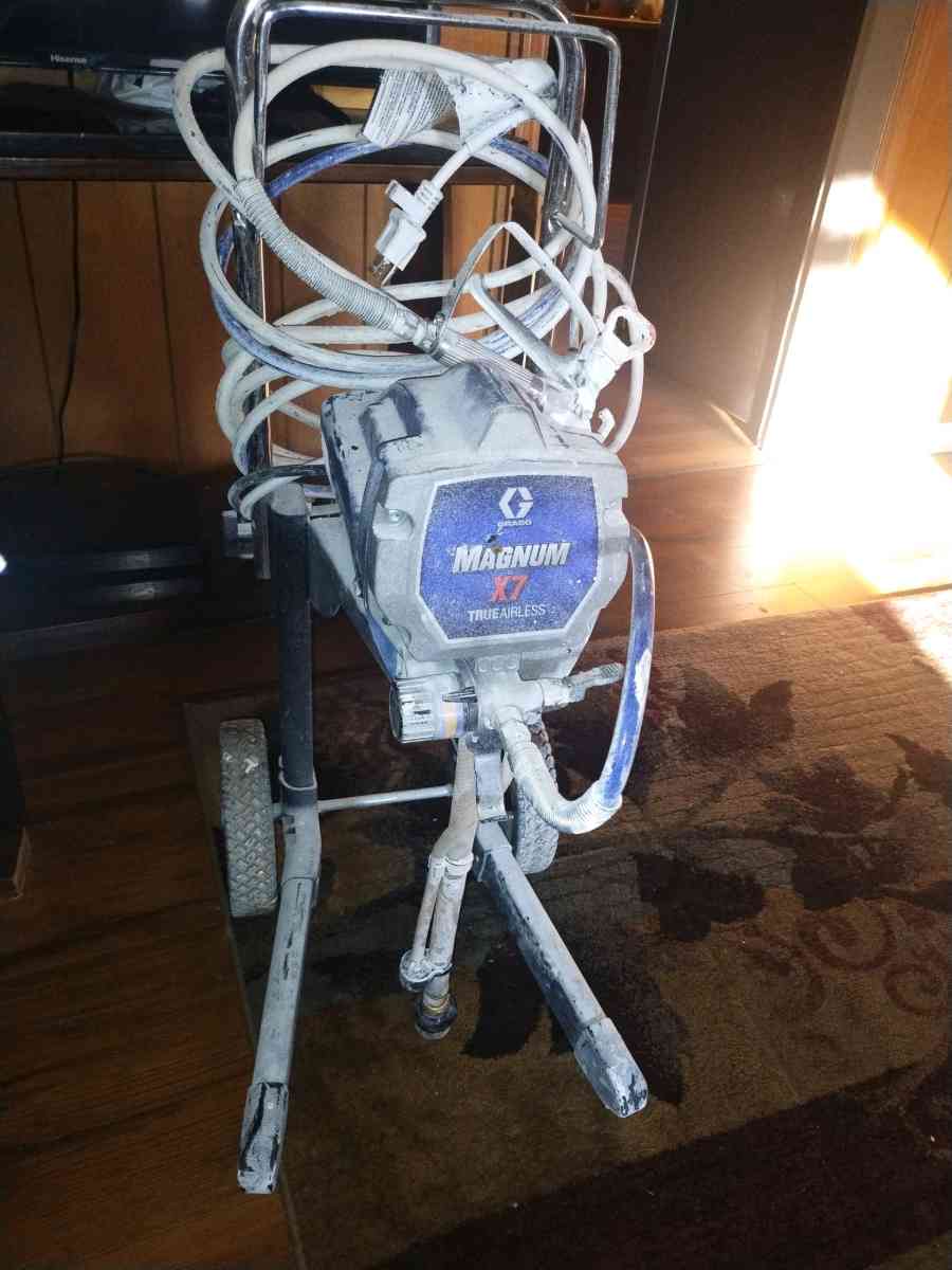 Magnum X7 airless paint sprayers