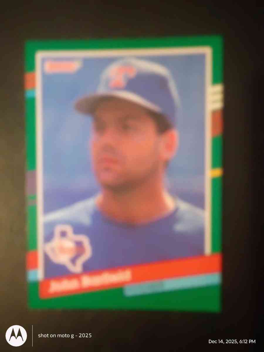 John Bartfield Baseball Card