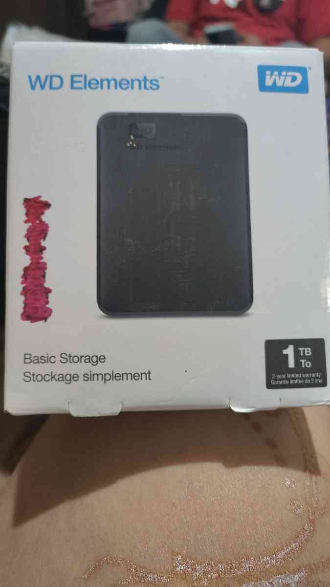 brand new black 1 TB storage