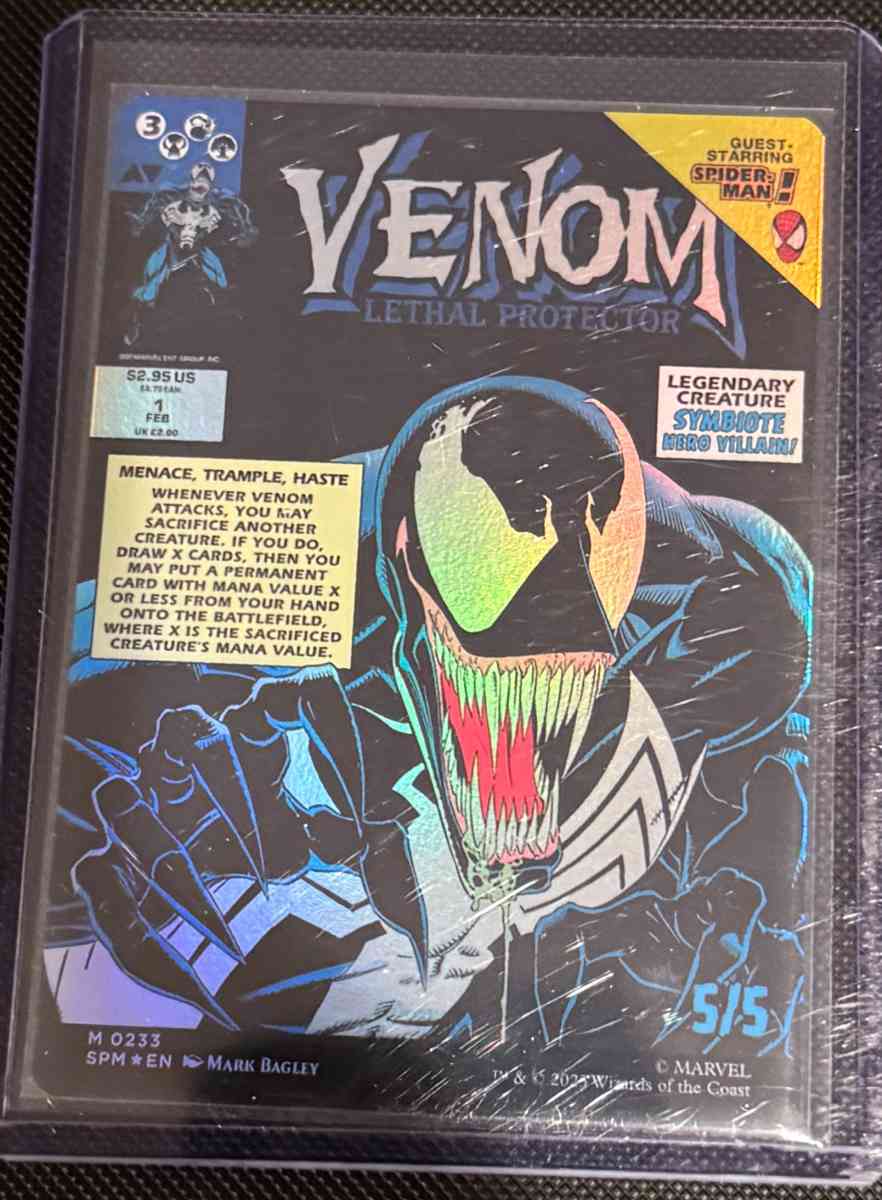 Eddie Brock  Venom Lethal Protector Foil DoubleFaced - Waynesville, Missouri - FleaMarketBay