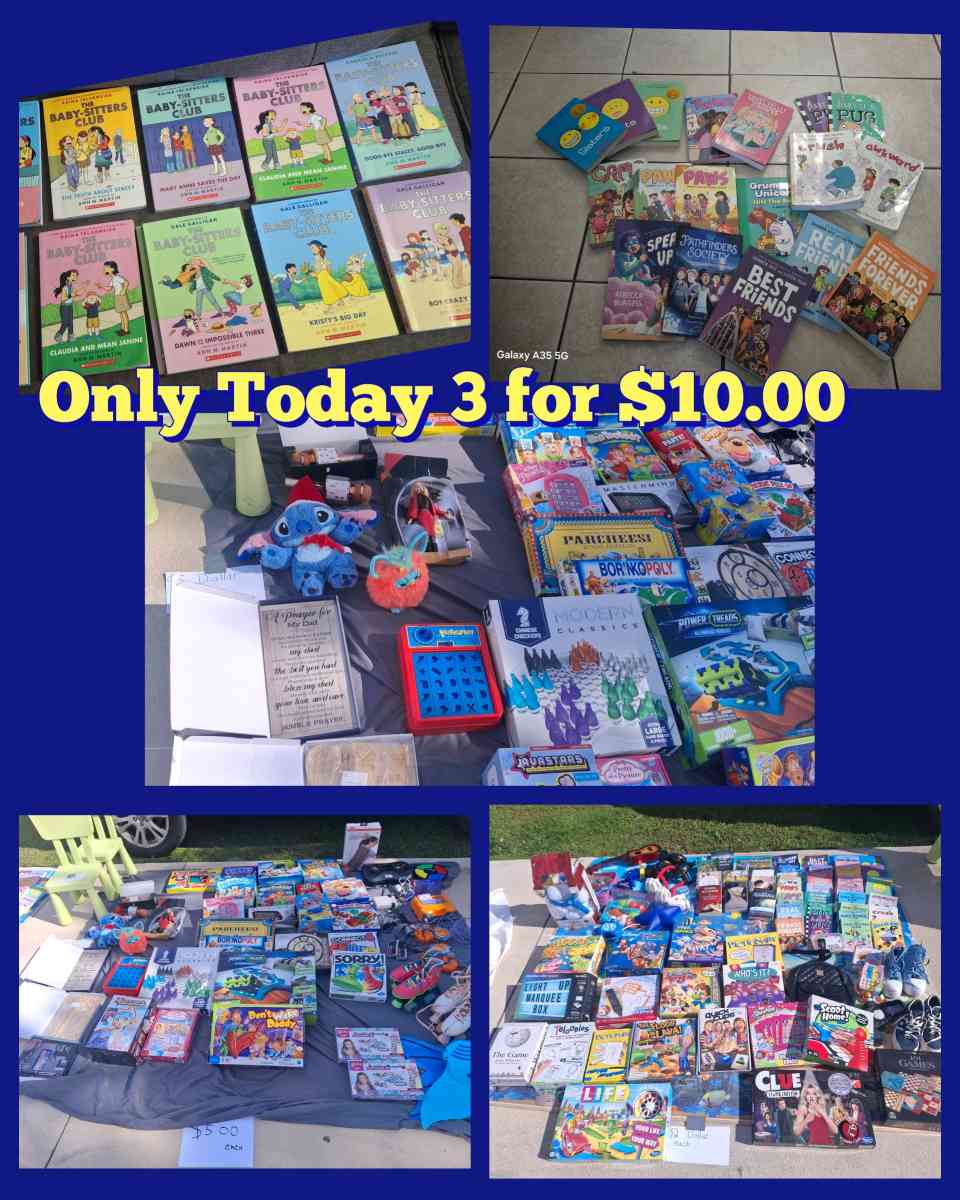 Toys for sale last day