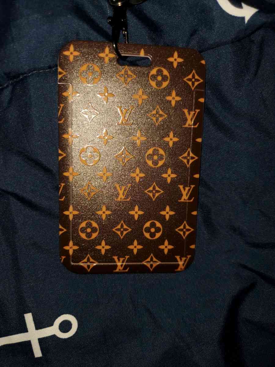 Louis vuitton monogram lanyard ID holder