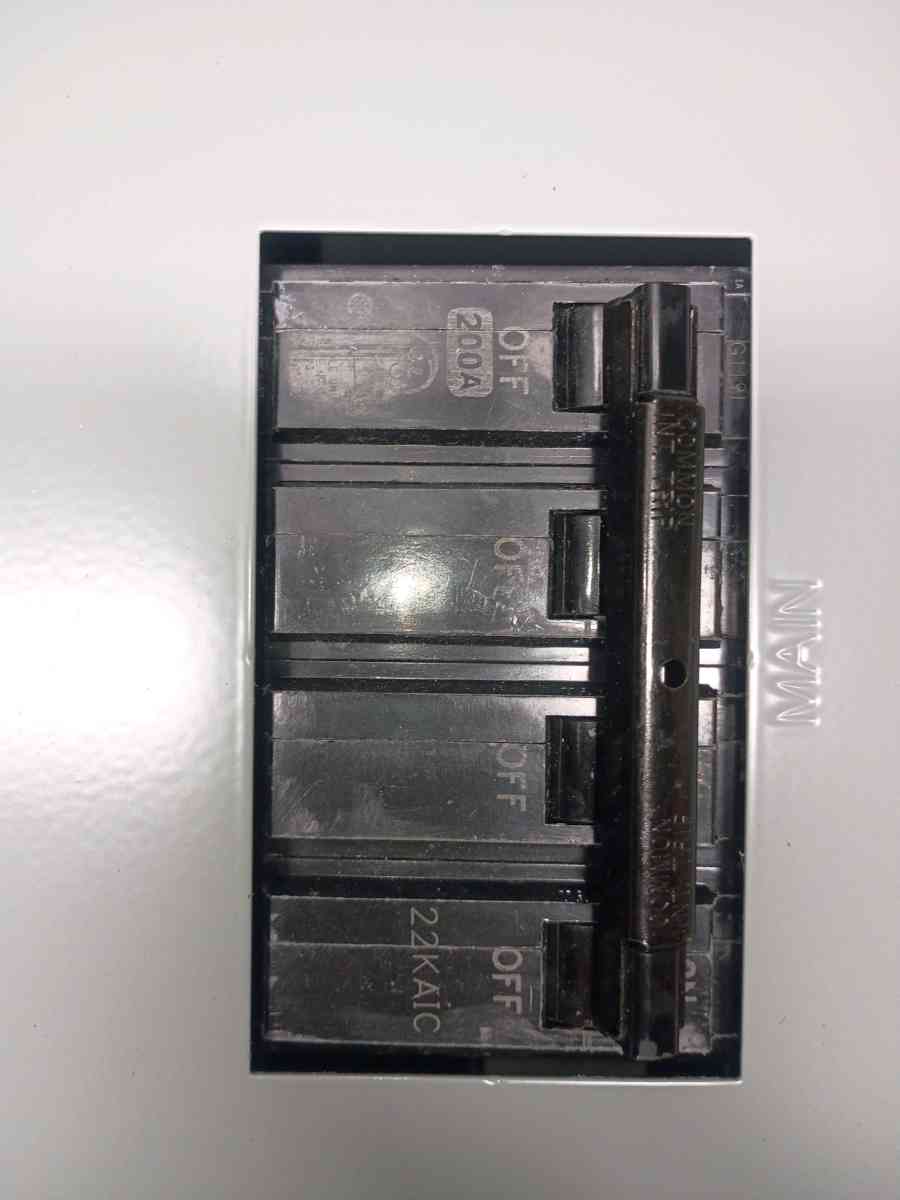 breaker panel and breakers