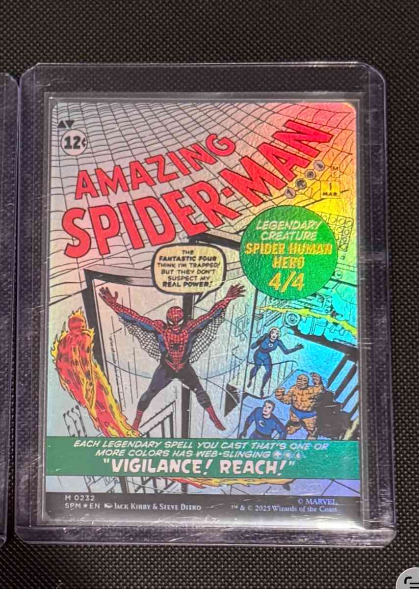 MTG  Peter Parker  Amazing SpiderMan DoubleFaced Card - Waynesville, Missouri - FleaMarketBay