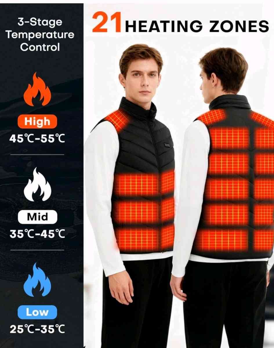 chaleco termico de hombre