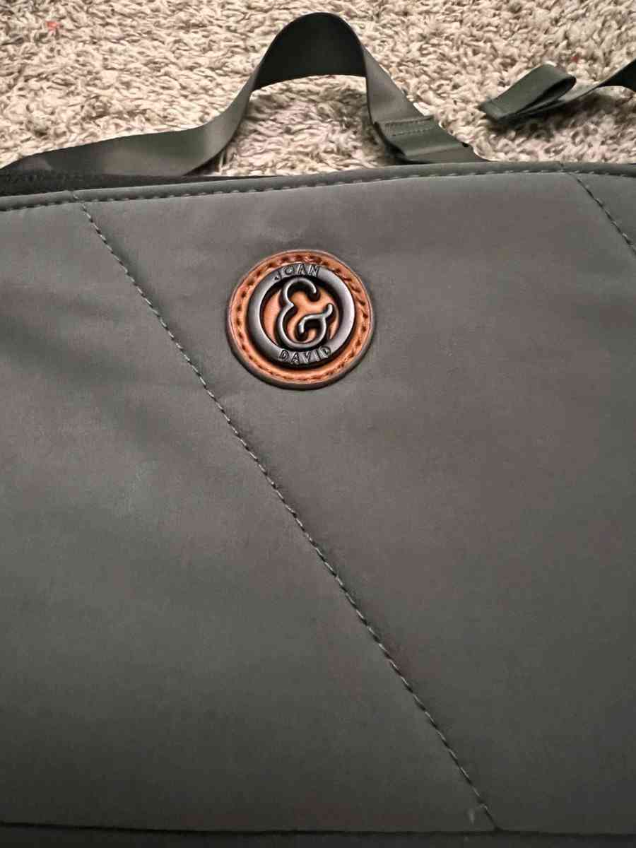 Joan  David High Density Nylon Passport Sling Bag