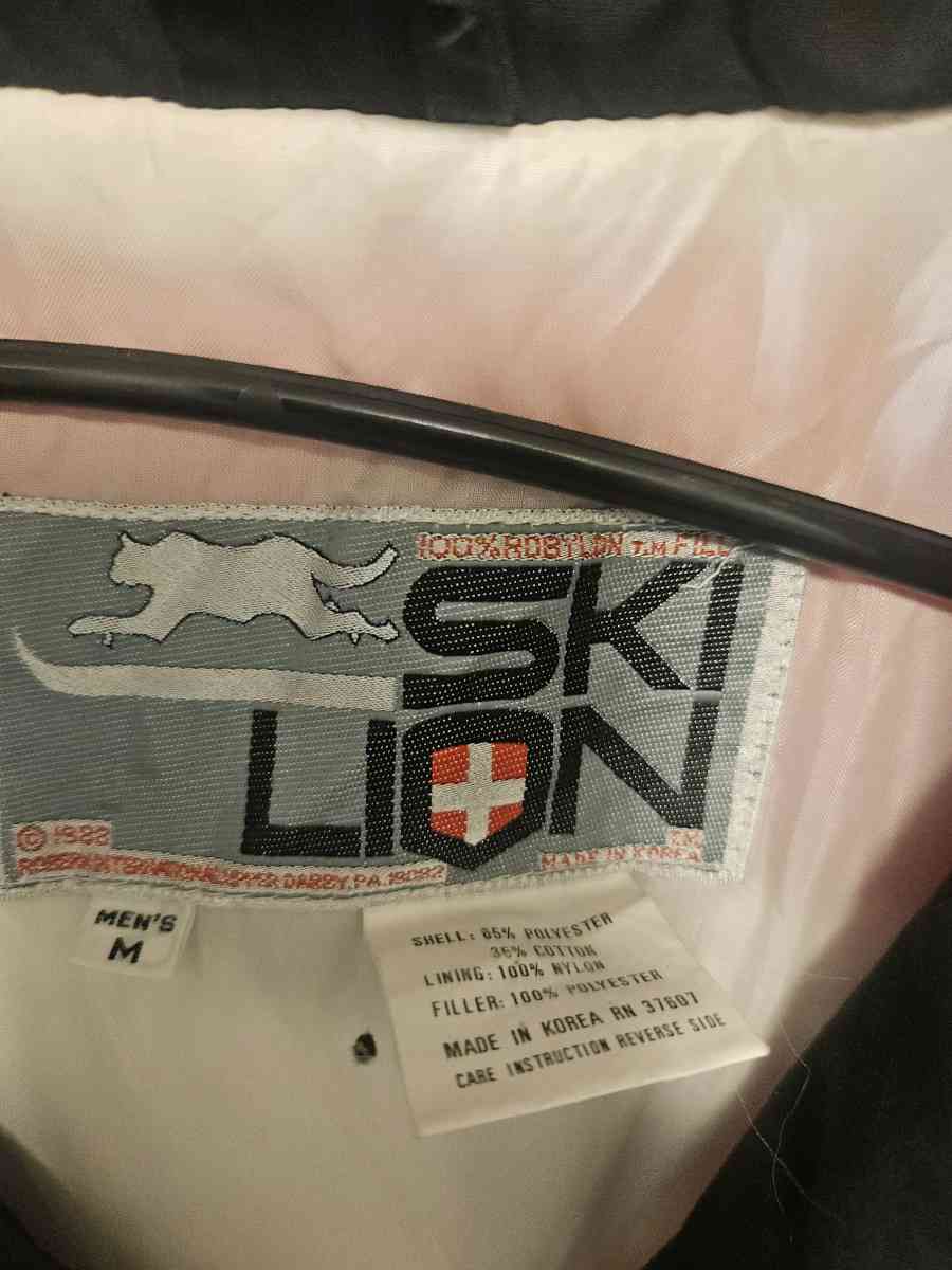 Vtg 80s Ski Lion One Piece Ski Suit