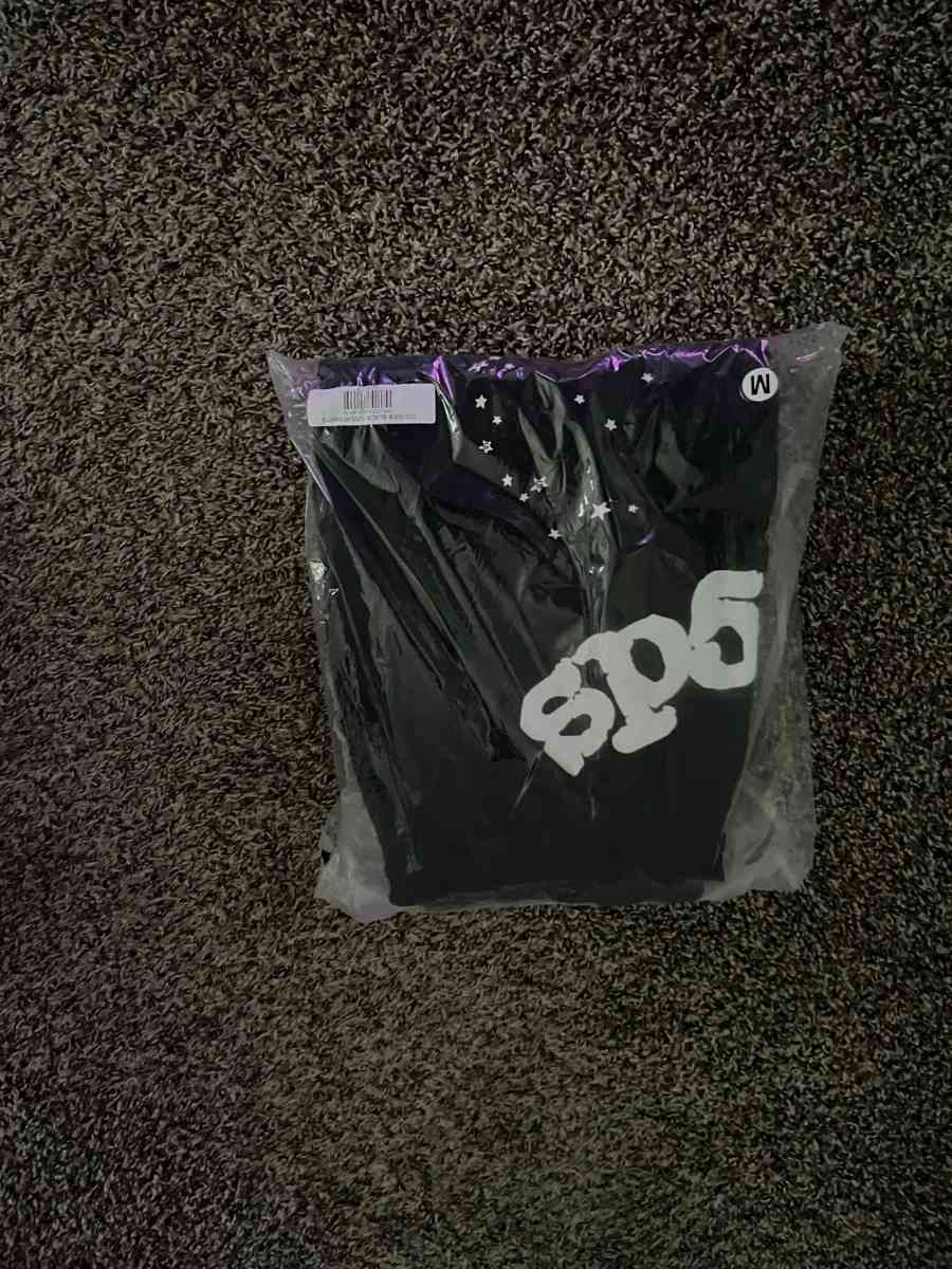 Sp5der OG Web Sweatpants Black Stars Mens Streetwear Joggers