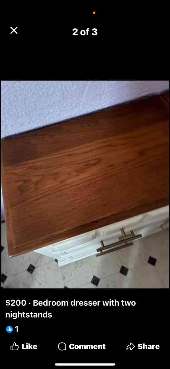 bedroom dresser and two nightstand - New Port Richey, Florida - FleaMarketBay