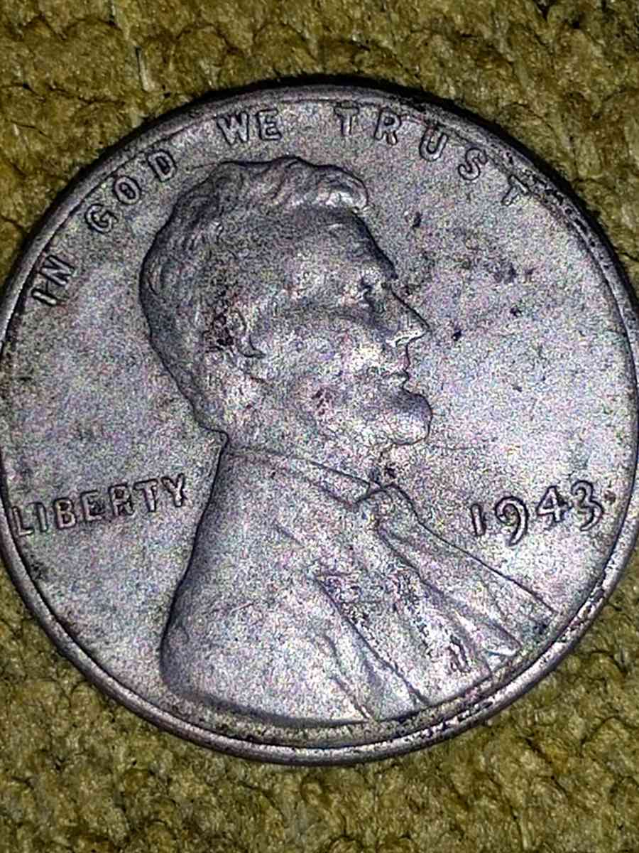 1943 STEEL PENNY NO MINT MARK - Dallas, Texas - FleaMarketBay