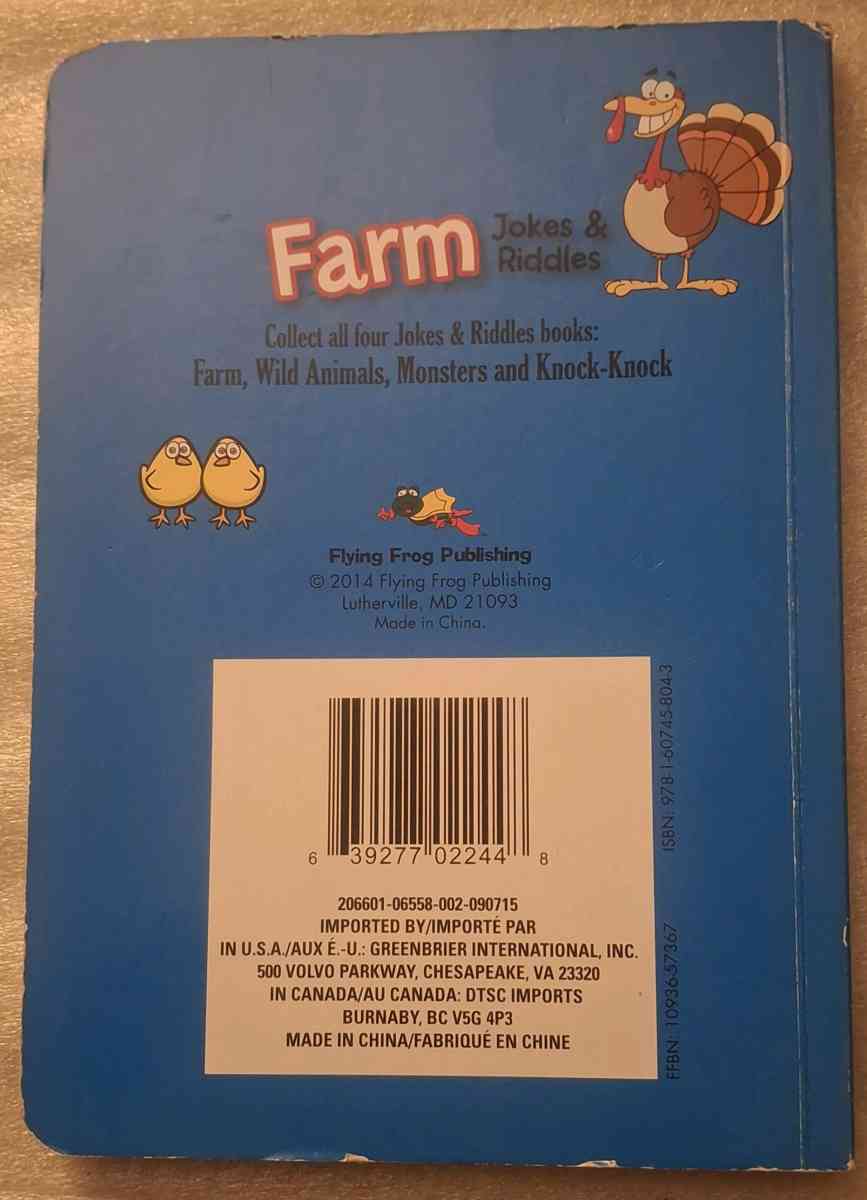 Farm Jokes And Riddles book