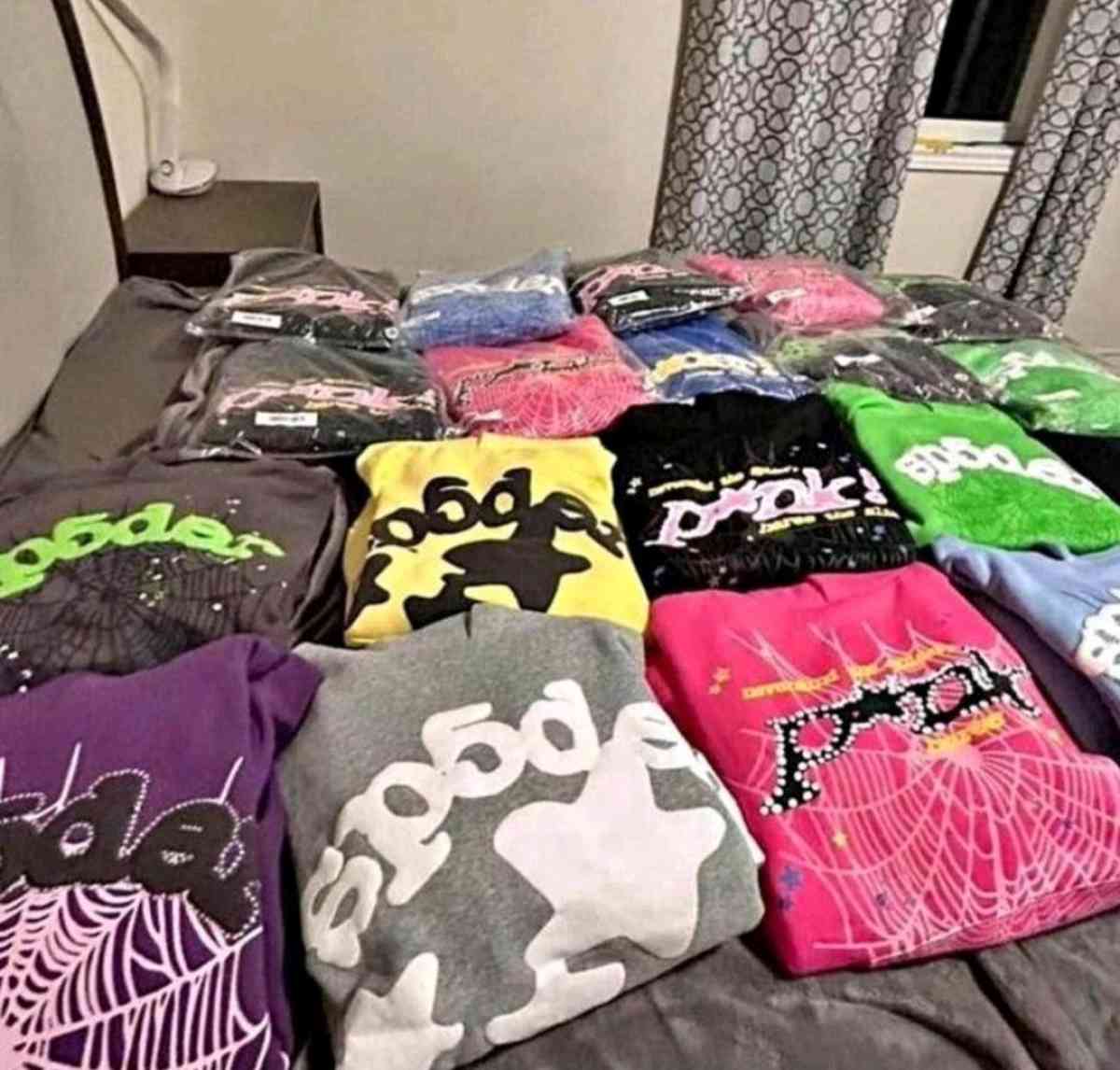 sp5der  hoodies and sets