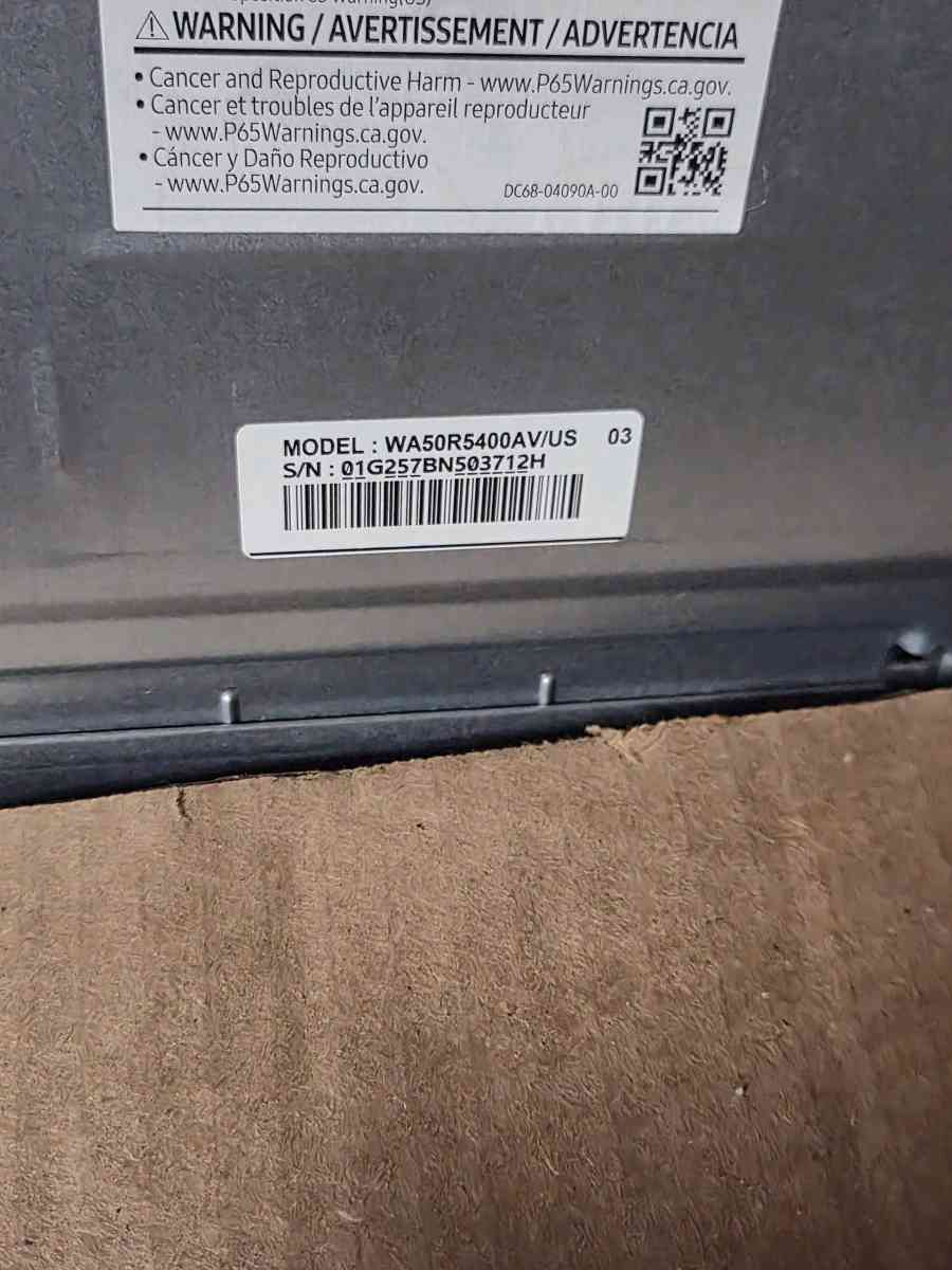 Samsung front load washer