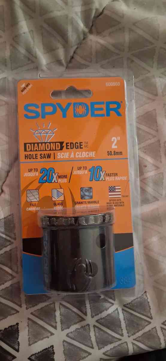 Diamond edge hole saw