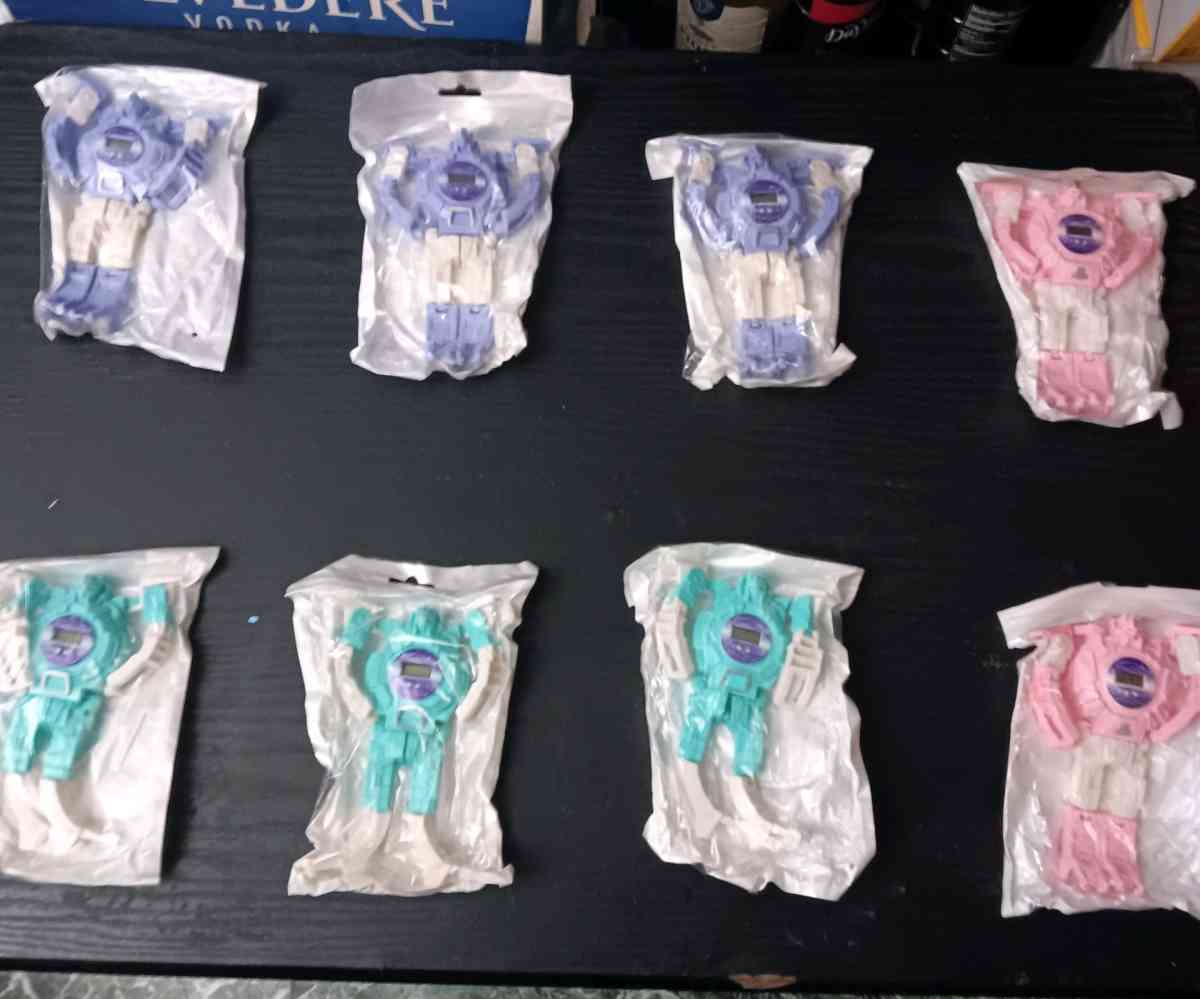 DIGITAL KID TRANSFORMING TOY ROBOT WATCHES